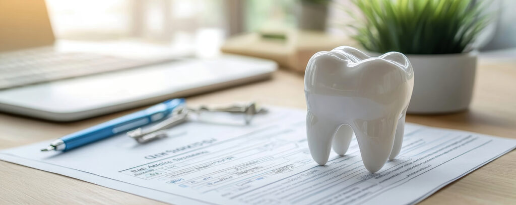 finance for dental treatments paperwork